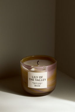 H&M - Beige Scented Candle In Glass Holder