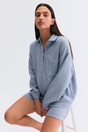 Blue color option, Sold out, Currently selected