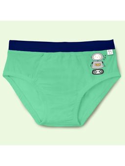 Superbottoms - Boy Truck Supersoft Underwear- 1P-Green