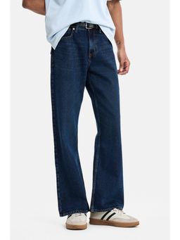 Snitch - Blue Washed Flared Casual Jeans for Men