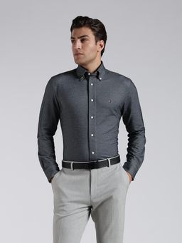 Tommy Hilfiger - Solid Regular Fit Cotton Shirt