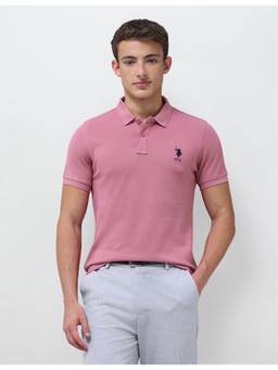 U.S. POLO ASSN. - Men's Solid Slim Fit Polo T-Shirt