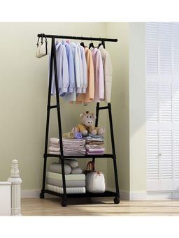 House of Quirk - White Coat Jacket Hat Hanger Mobile Multi Function Stand Organizer