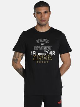 Puma - X1Der Varsity Mens Black T Shirt (XL)