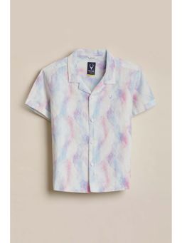 Allen Solly - Boys Multi-Color Regular Fit Print Casual Shirt