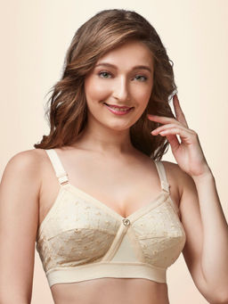 Trylo - Krutika Chiken Chicken Cotton Opulent Full Cup Bra - Nude