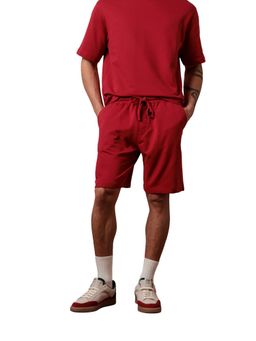 The Bear House - Men Solid Cotton Relax Fit Shorts