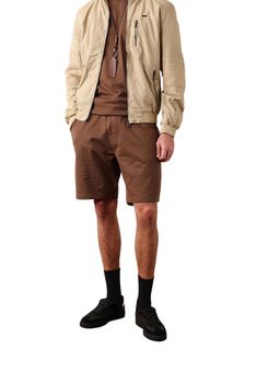 The Bear House - Men Solid Cotton Relax Fit Shorts