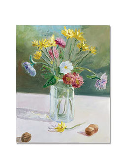 Itsy Bitsy - Paintings for Wall Decoration Flower Vase 8 X 10 inch