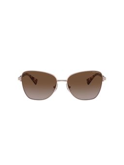 RALPH - Women Polarized Brown Lens Butterfly Sunglasses - 0Ra41469427T558 (58)