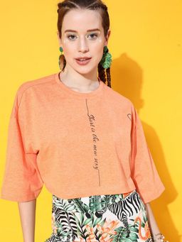 STREET 9 - Orange Crop Boxy T-Shirt