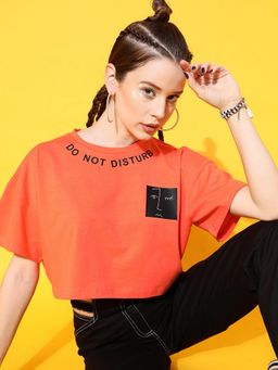 STREET 9 - Orange Crop Loose T-Shirt
