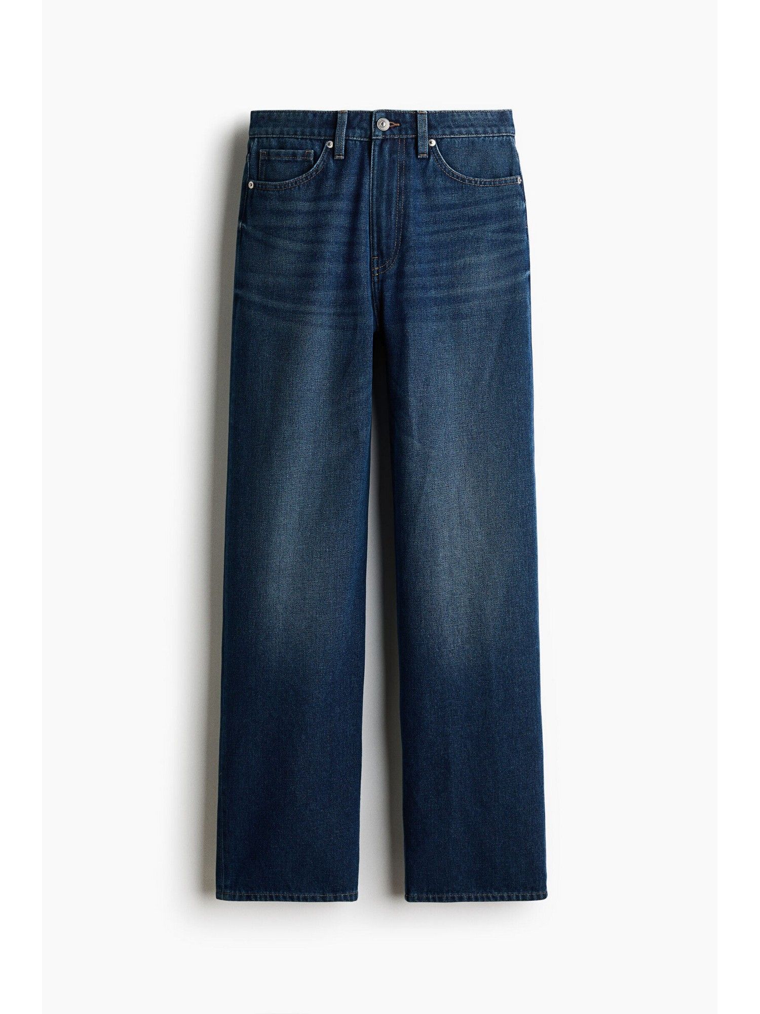 h&m Women Blue Straight High Jeans-picture-10