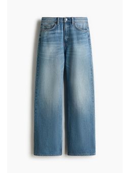 H&M - Women Blue Wide High Waist Jeans