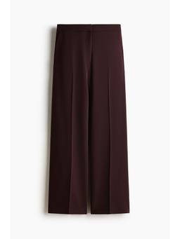 H&M - Women Brown Tailored Trousers