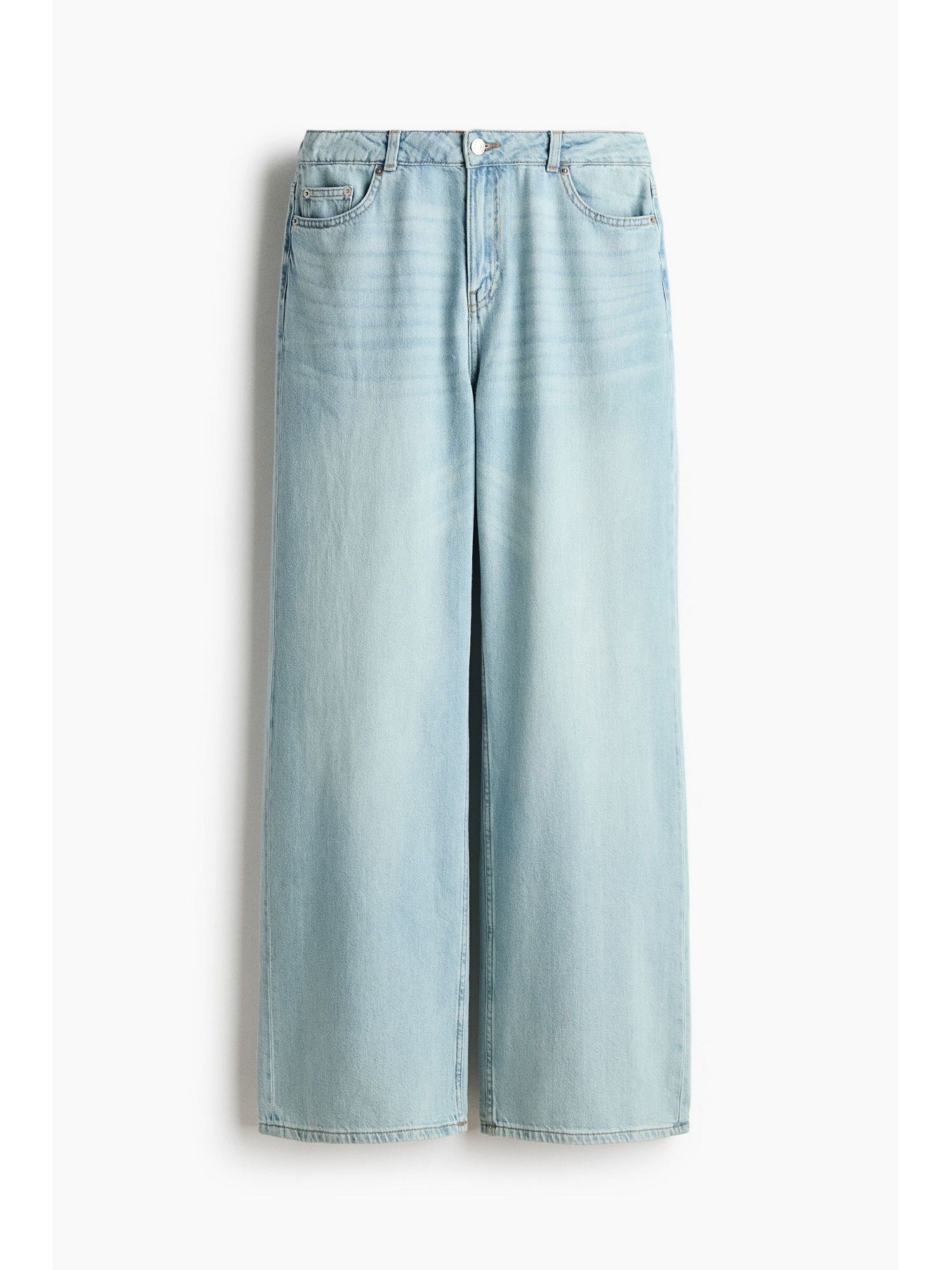 h&m Women Blue Baggy Regular Waist Jeans-picture-41