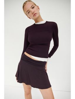H&M - Women Purple Long-Sleeved Jersey Top