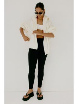 H&M - Women Black Fitted Ankle-Length Trousers