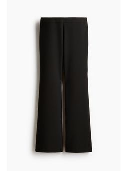 H&M - Women Black Low-Waisted Twill Trousers
