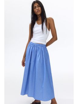 H&M - Women Blue A-Line Midi Skirt