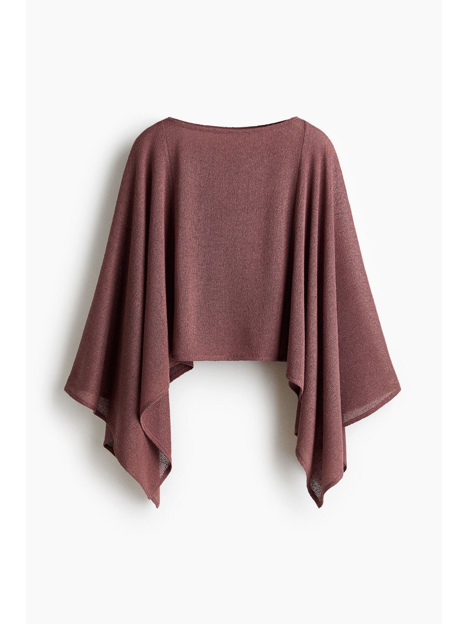 h&m Women Pink Fine-Knit Cape Top-picture-45