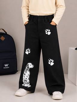 KiddoPanti - Boys Regular Fit Denim Black Jeans