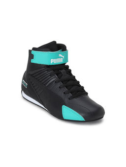 Puma - Mercedes Amg Petronas F1 Kart Cat Mid Jr Kids Black Mid Sneaker