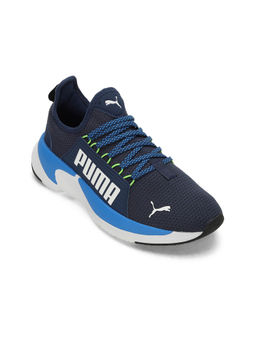 Puma - Soft Ride Premier Slip On Jr Kids Blue Sneakers