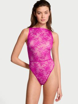 Victoria's Secret - Very Sexy Rose Lace High-Neck Teddy