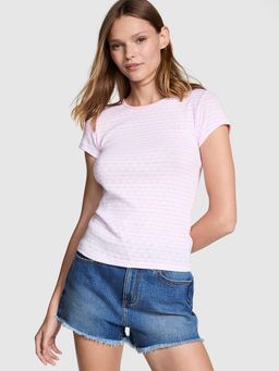 Victoria's Secret - PINK Spill-the-Tea Cotton Baby Tee