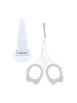 Hopop - Baby Safety Nail Scissors With Rounded Head Grey (0-3 Months)