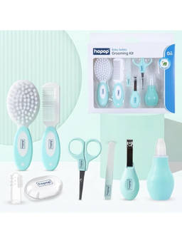 Hopop - Grooming Kit For Newborns & Toddlers Safe & Complete Baby Care Set - Green