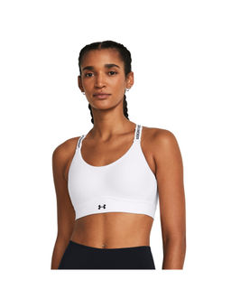 Under Armour - White Medium Support Infinity 2.0 Bra