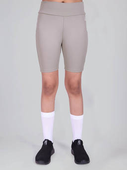 UMILDO - Solid Cycling Shorts for Grey Girls