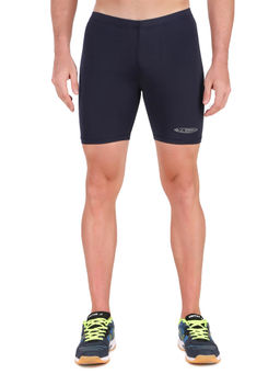 Vector X - Men Half Bottom Compression Shorts - Navy Blue