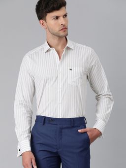 The Bear House - Men French-cuff Formal Shirt