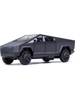 Joy Junction - Black Tesla Cyber Truck Model Pull Back Car With Light, Music (3-12 Years)