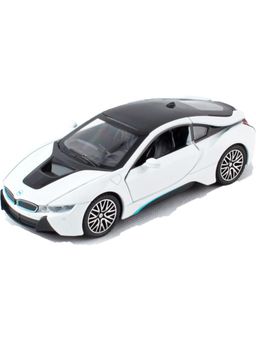 Joy Junction - White I8 Model Car Pull Back Car (3-12 Years)