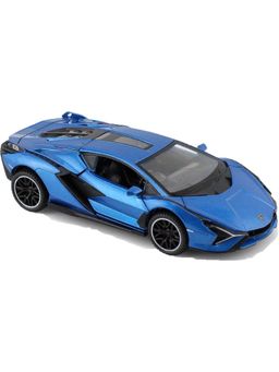 Joy Junction - Blue Lamborghini Sian Car Pull Back Car (3-12 Years)