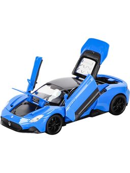 Joy Junction - Blue Maserati Model Pull Back Car (3-12 Years)