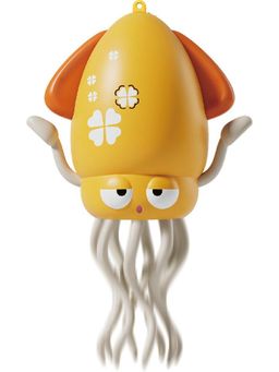 Joy Junction - Yellow Dancing Squid Baby Toy, Rechargeable Magic Music & Led Octopus (3-12 Years)