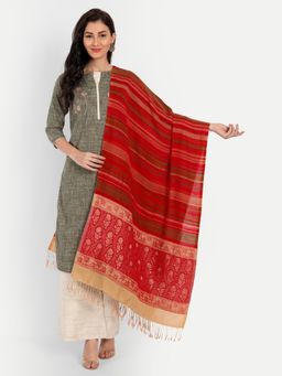 HK colours of fashion - Wool Woven Design Stole