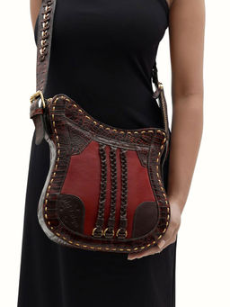 Hidesign - Brown Genuine Leather Womens Crossbody Bag