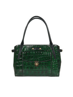 Hidesign - Green Genuine Leather Womens Shoulder Bag