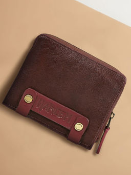 Hidesign - Marron Genuine Leather Mens Bifold Wallet