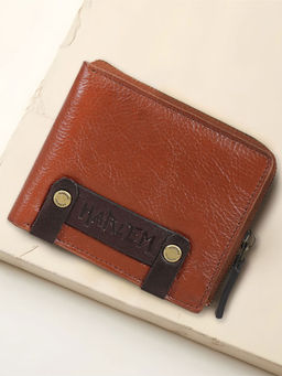Hidesign - Tan Genuine Leather Mens Bifold Wallet