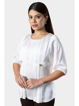 Not So Pink - Women Pleat Detailed Comfort Top