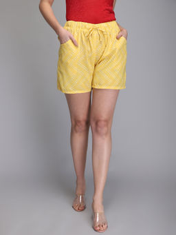 Aditi Wasan - Yellow Women Regular Fit Shorts