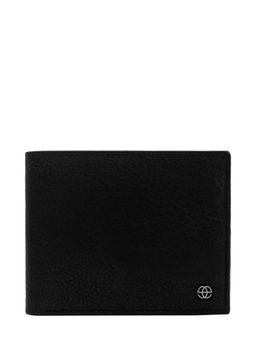 Eske - Ingrid Leather Men's Two Fold Wallet Black Savanah