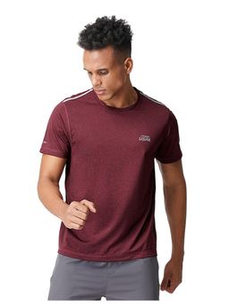 U.S. POLO ASSN. - Men Maroon Mel I712 Natural Polyester T-Shirts - Pack Of 1
